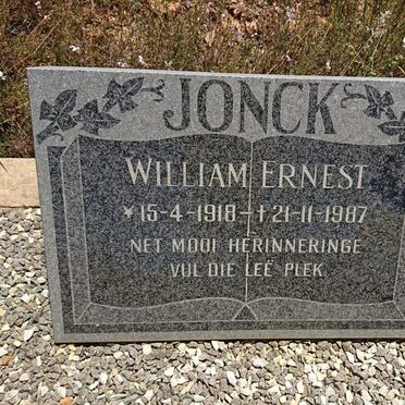 JONCK William Ernest 1918-1987