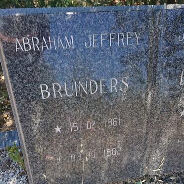 BRUINDERS Abraham Jeffrey 1961-1982