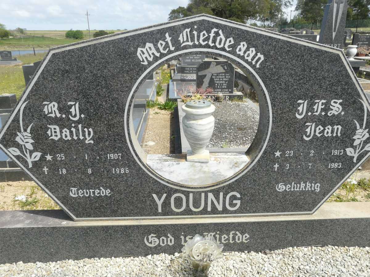 YOUNG R.J. 1907-1986 &amp; J.F.S. 1913-1983