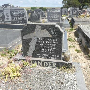 STANDER Theunis J. 1941-1979