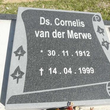 MERWE Cornelis, van der 1912-1999