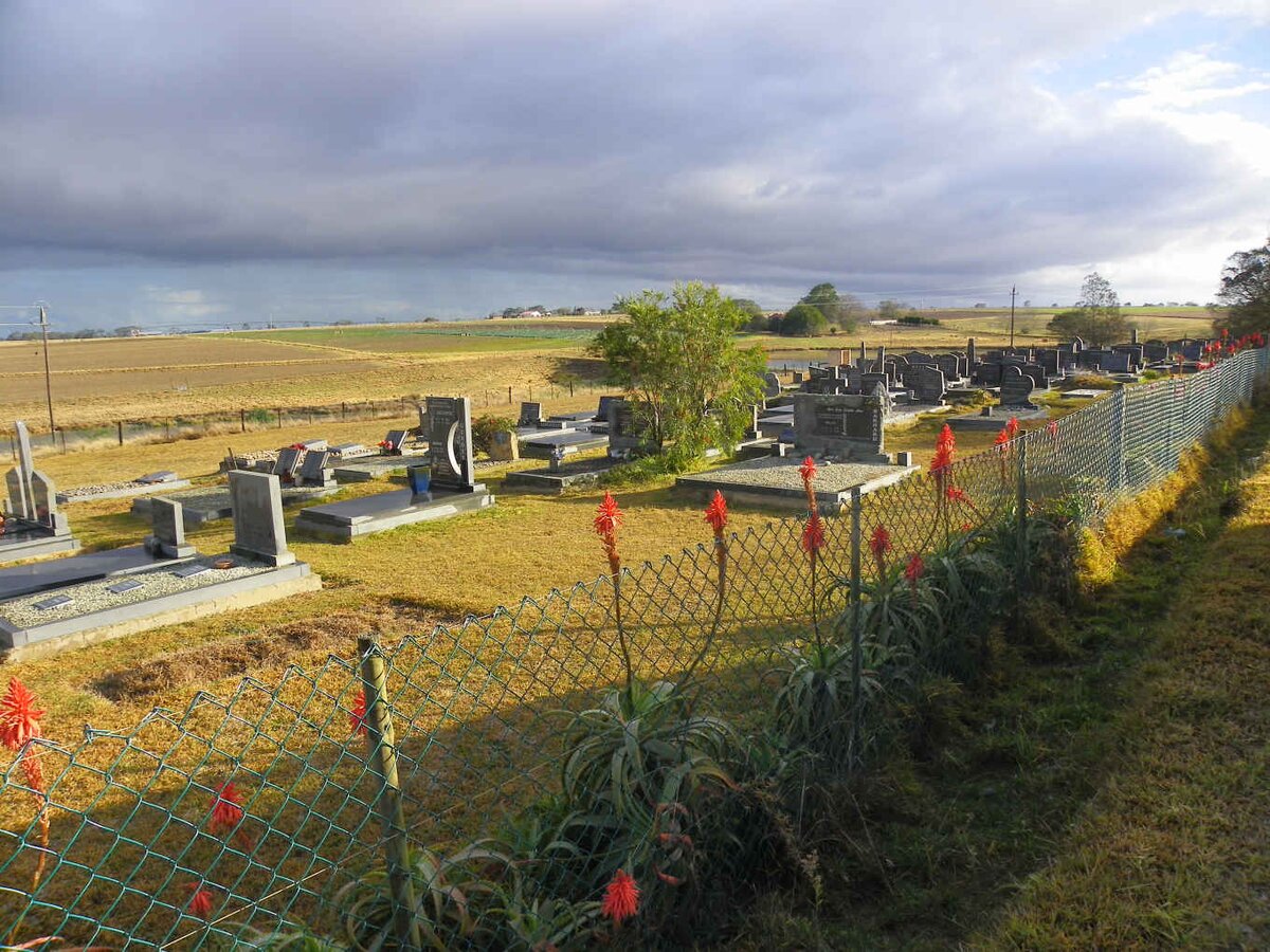 1. Oorsig op begraafplaas