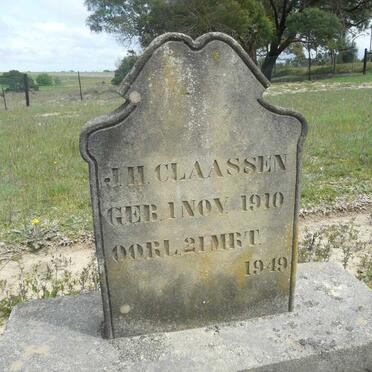 CLAASSEN J.H. 1910-1949