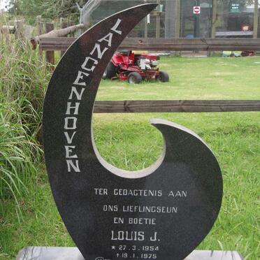 LANGENHOVEN Louis J. 1954-1975
