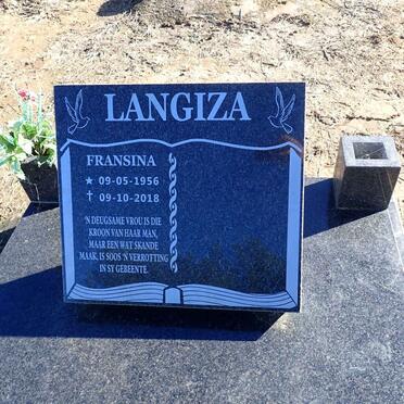 LANGIZA Fransina 1956-2018