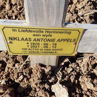APPELS Niklaas Antonie 1970-2021