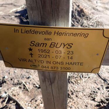 BUYS Sam 1952-2021