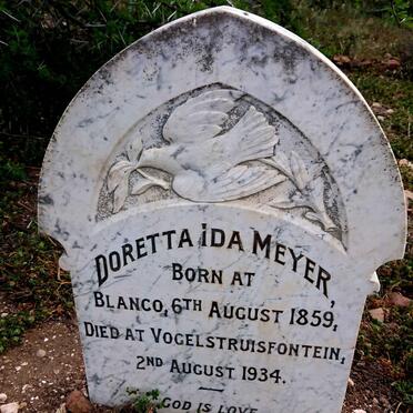 MEYER Doretta Ida 1859-1934