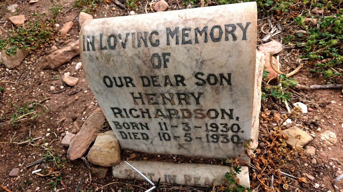 RICHARDSON Henry 1930-1930