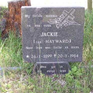 ? Jackie nee HAYWARD 1899-1984