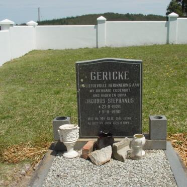 GERICKE Jacobus Stephanus 1920-1990