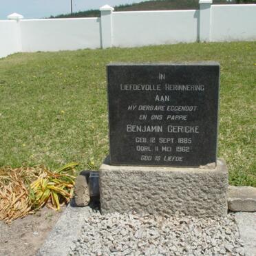 GERICKE Benjamin 1885-1962