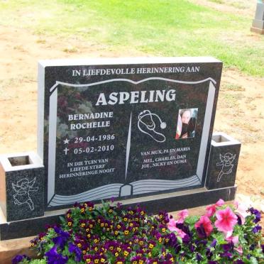 ASPELING Bernadine Rochelle 1986-2010