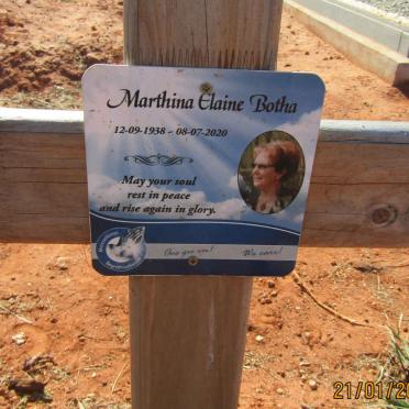 BOTHA Marthina Elaine 1938-2020