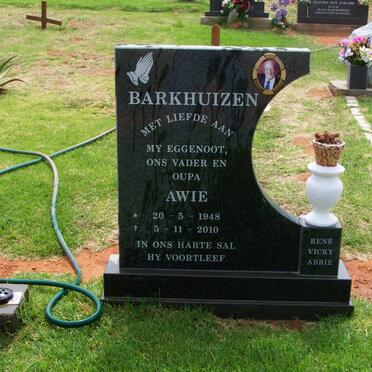 BARKHUIZEN Awie 1948-2010