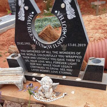 BOTHA Maureen Ann nee WILSON 1951-2019