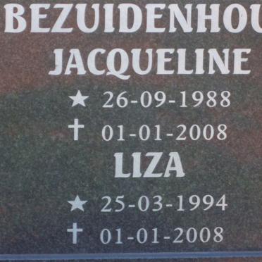 BEZUIDENHOUT Jacqueline 1988-2008 :: BEZUIDENHOUT Liza 1994-2008