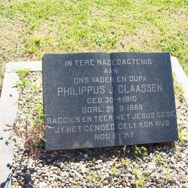 CLAASSEN Philippus J. 1910-1969