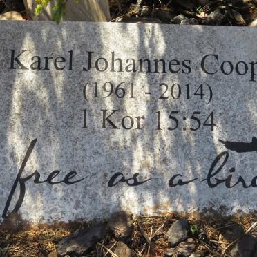 COOPER Karel Johannes 1961-2014