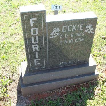 FOURIE Ockie 1945-1996