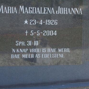 HATTINGH Matthys van As Marais 1922-1993 &amp; Maria Magdalena Johanna 1926-2004 :: HATTINGH Emil 1966-1982 