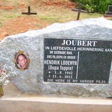 JOUBERT Hendrik Lodewyk 1942-2012