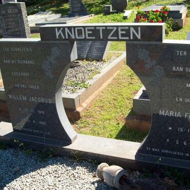 KNOETZEN Willem Jacobus 1910-1982 &amp; Maria Francina 1912-1996