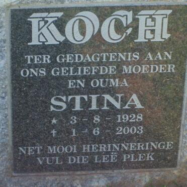 KOCH Stina 1928-2008