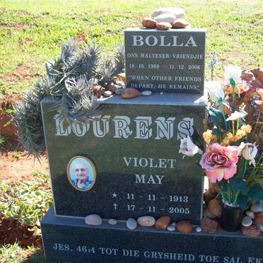 LOURENS Violet May 1913-2005 :: Bolla 1988-2006