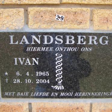 LANDSBERG Ivan 1965-2004
