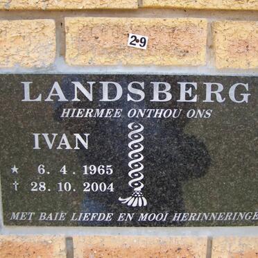 LANDSBERG Ivan 1965-2004