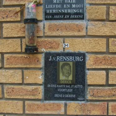 RENSBURG Derick, J. v.
