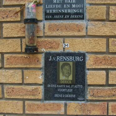RENSBURG Derick, J. v.