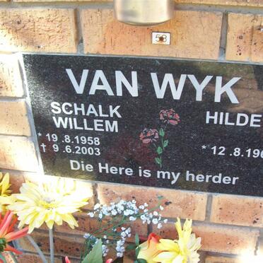 WYK Schalk Willem, van 1958-2003 &amp; Hilde 1960-