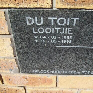 TOIT Looitjie, du 1955-1998