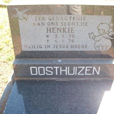 OOSTHUIZEN Henkie 1976-1976