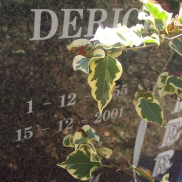 OLIVIER Derick 1955-2001 &amp; Lenie 1955-