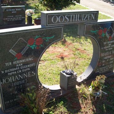 OOSTHUIZEN Johannes 1914-1998 &amp; Maria M. 1920-2007 