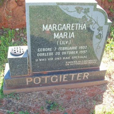 POTGIETER Margaretha Maria 1902-1997