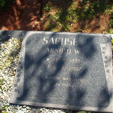 SACHSE Arnold W. 1935-2002
