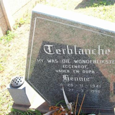 TERBLANCHE Hennie 1941-1996