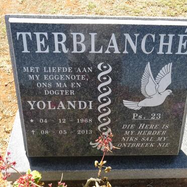 TERBLANCHÉ Yolandi 1968-2013