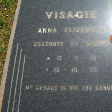 VISAGIE Anna Elizabeth 1913-1979