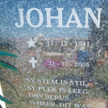 VYVER Johan, van der 1941-2005