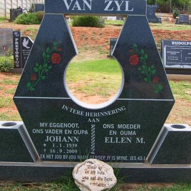 ZYL Johann, van 1939-2009 &amp; Ellen M.