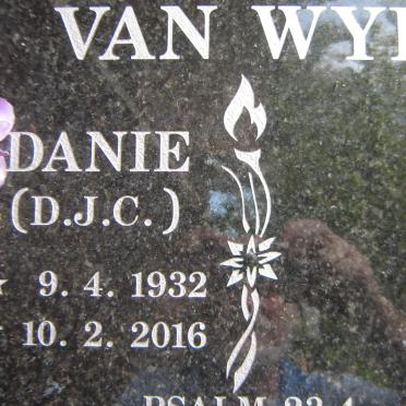 WYK D.J.C., van 1932-2016