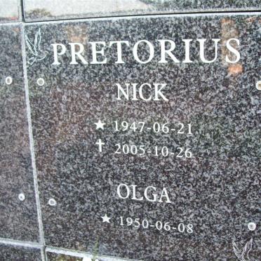 PRETORIUS Nick 1947-2005