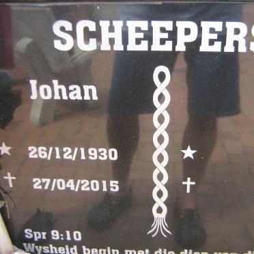 SCHEEPERS Johan 1930-2015