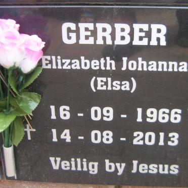 GERBER Elizabeth Johanna 1966-2013