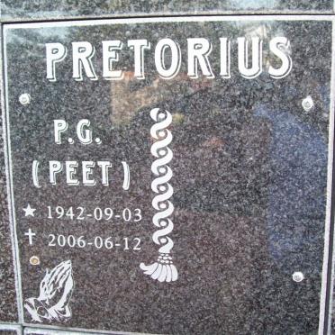 PRETORIUS P.G. 1942-2006